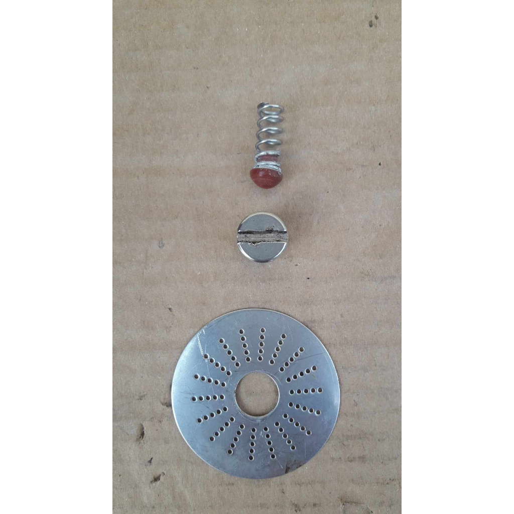 Peça Da Cafete Chef Crema Silver Kit Mola, Parafuso, Peneira LEIA DESCRIÇÃO