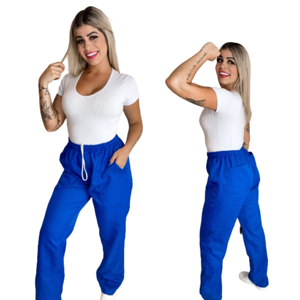 Calça Uniforme - Serviços Gerais Em Oxford 51 em Oferta na Shopee