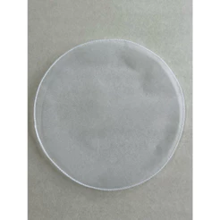 ORGANZA PARA BORDAR COM PEDRARIA, BRANCO COM BRANCO COM ( 10 UNIDADES )