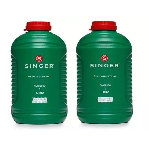 Óleo Singer kit 2 UNDS Lubrificante Máquinas e eletrodomésticos Multi Uso 1Lt