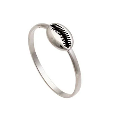 Anel Prata 925 Envelhecida Búzio em Oferta na Shopee