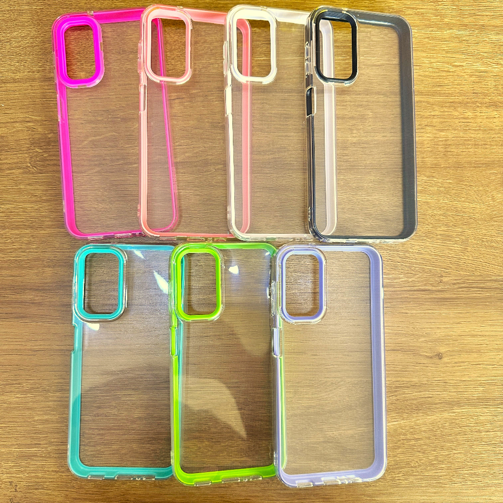 Capa Case Transparente 3 em 1 Samsung Galaxy A04/A04S/A14/A13 5G/A13 4G/A12 Capinha Protetora Silicone Aveludada anti-impacto