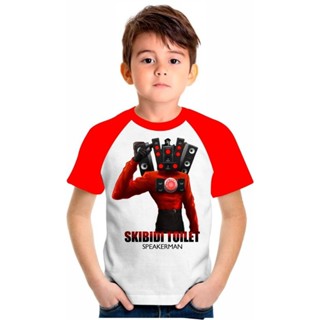 Camiseta Camisa Infantil Skibidi Toilet Titan Speakerman