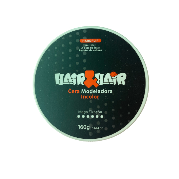 Pomada Incolor Modeladora Hair & Hair Mega Fixação Antifrizz 160g