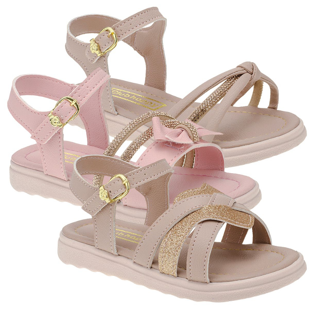 Kit 03 Sandalia Infantil Menina Sandalia Infantil Feminina Sandalia Feminina Menina em Oferta na Shopee