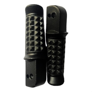 Pedaleira Traseira Esportiva de aluminio Cg Titan 125/150 Preto- Promoçao