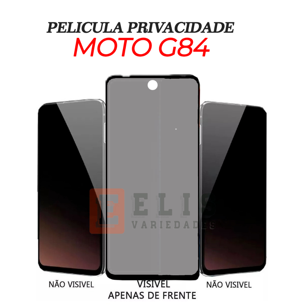 película privacidade 3D par MOTO G84 lançamento anti curioso