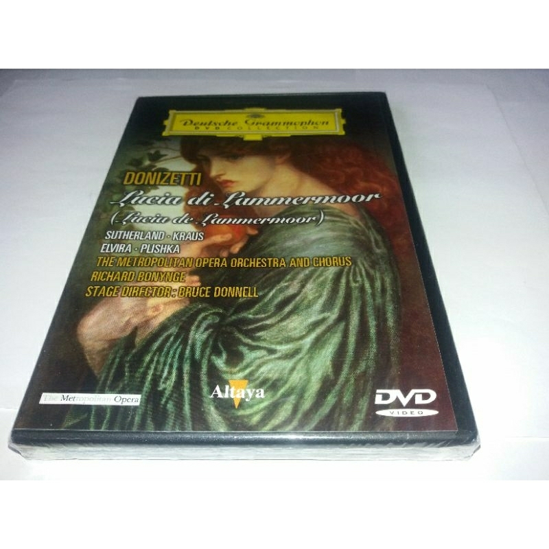 Dvd - Opera : Lucia di Lammermoor - 1982 - Donizetti - Joan Sutherland - Lacrado