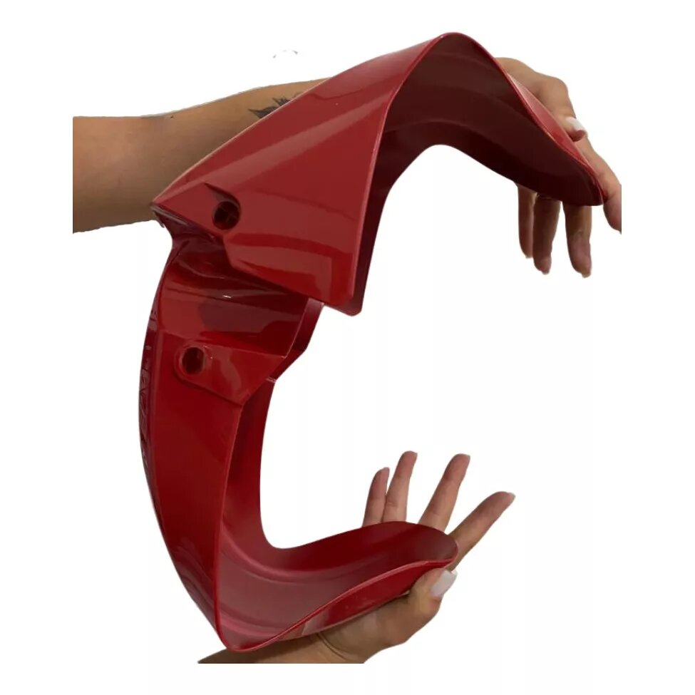 Paralama Inquebrável 125 150 160 2014 À 2024 - Vermelho perolizado em Oferta na Shopee