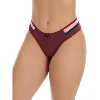 Kit 3 calcinhas Tanga fio duplo Não Marca microfibra lateral dupla Confort em Oferta na Shopee