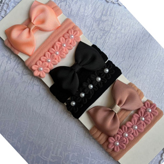 Kit Faixinhas Laços Gravata/Flores na meia de seda PR/NU/SA em Oferta na Shopee