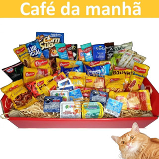 Kit Para Cesta De Café Da Manhã 40 Itens Presente Namorados