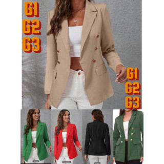 Blusa feminina terno Blazer Alfaiataria MAX ESPECIAL (G1/G2/G3) modelo básica e lançamento 2023