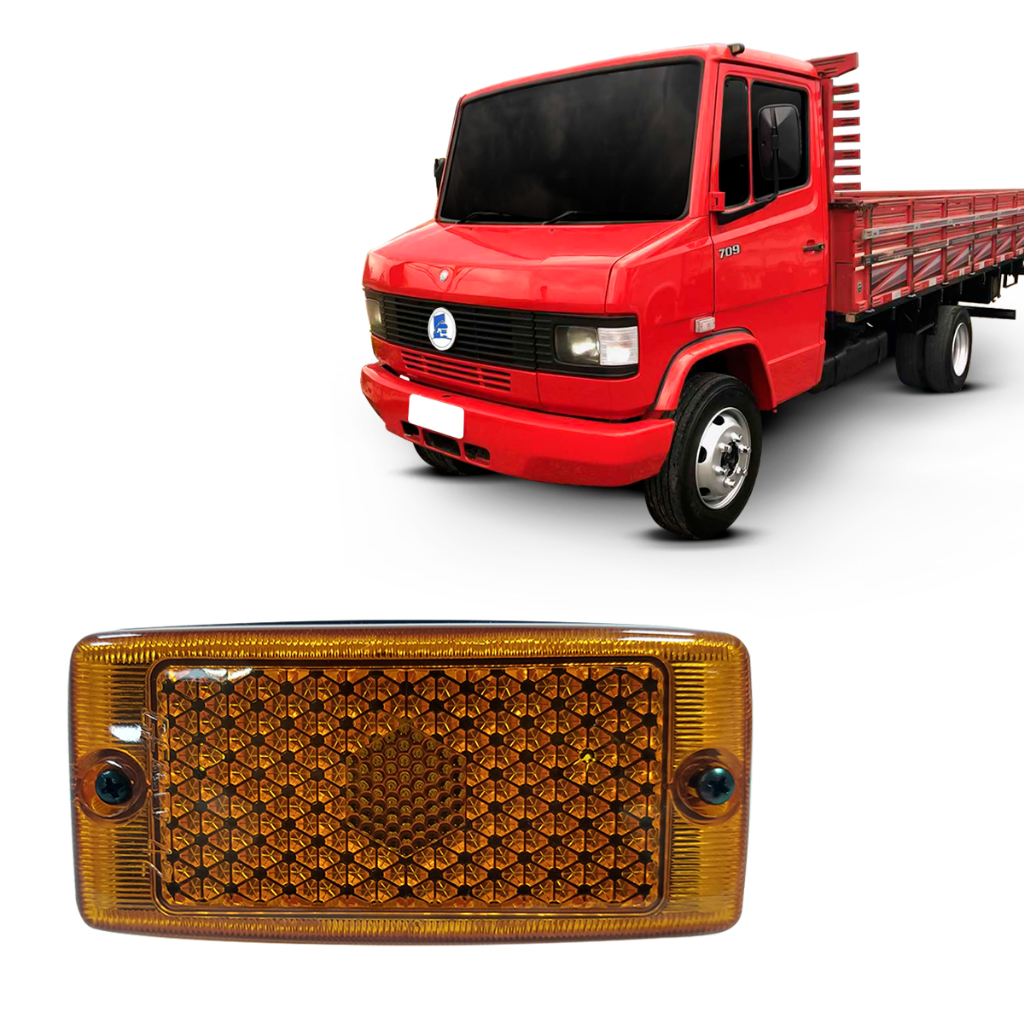 LANTERNA LATERAL SETA ( PISCA ) CAMINHÃO MB BICUDINHO 708 709 710 910 912 914 em Oferta na Shopee