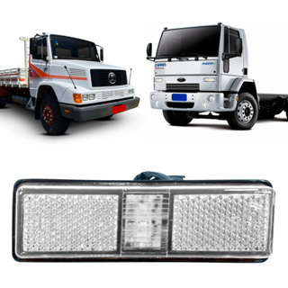 LANTERNA LED CRISTAL ESTRIBO CAMINHÃO FORD CARGO LATERAL PARA-CHOQUE MB 1214 1418 1618 1630 1935 em Oferta na Shopee