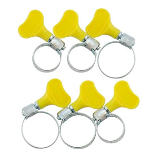 Conjunto 6 Peças de Abraçadeiras de Aço Inox 10x16 13x19mm com Borboleta Startools