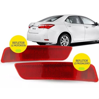 Refletor Parachoque Traseiro Toyota Corolla 2015 A 2019