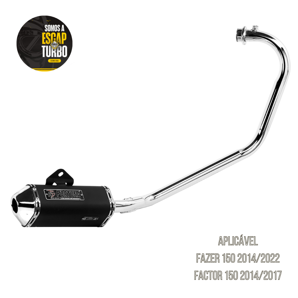 Escapamento Fazer 150 2014/2020/ Factor 150 14/17 Mini Tri