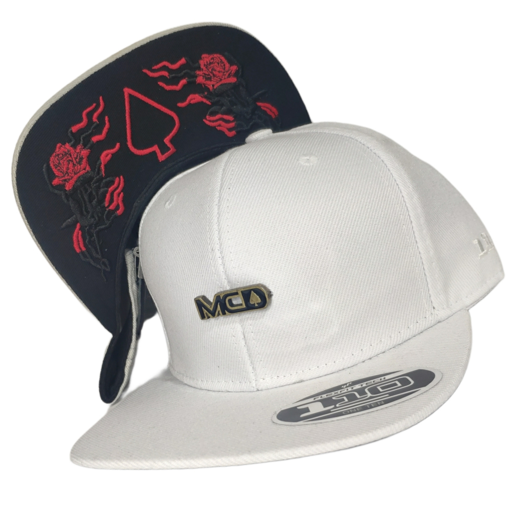 Boné Aba Reta Branco MCD Rose Strapback / Bone De Fitao