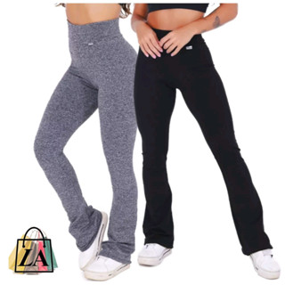 Kit 2 Calça Flare Boca De Sino Cintura Alta M ao GG