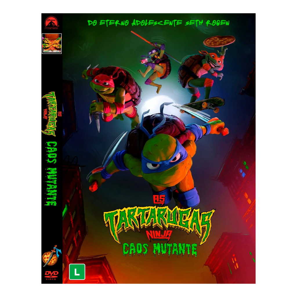 Dvd Filme: As Tartarugas Ninja: Caos Mutante (2023) Dublado E Legendado