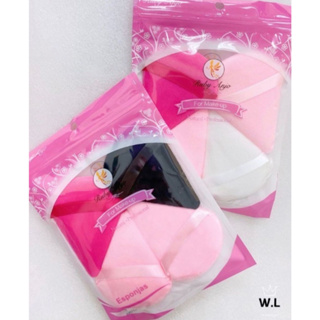 Esponja Triângulo para Pó c/4 unidades em Oferta na Shopee