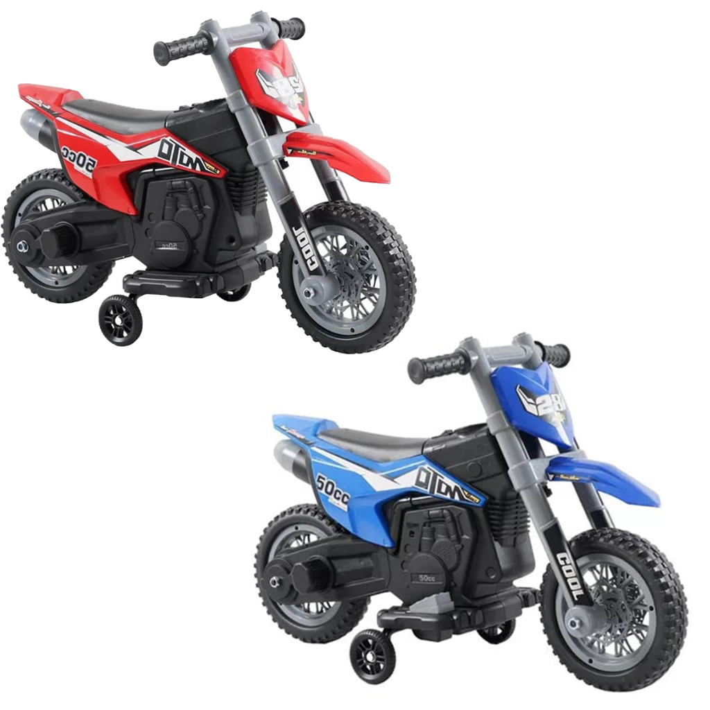Mini Moto Cross Infantil Elétrica Importway 6V Até 25 Kg Com Luz E Som - Mom & Baby