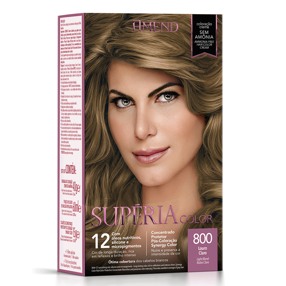 Amend Kit Tonalizante Supéria Color 800 Louro Claro - Beauty