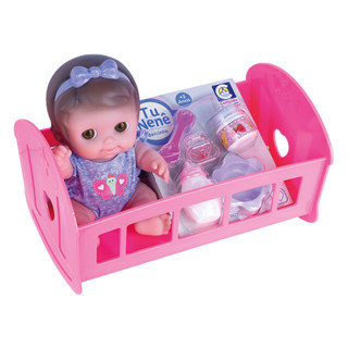 Boneca No Bercinho Com Acessorios Tu Nene