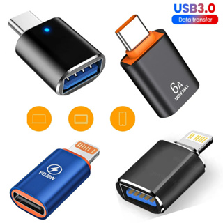 Adaptador Usb 3.0 Conector OTG Para Usb Tipo C Para Celular Notebook Macbook Mouse IOS USB-C Transferência Rápida em Oferta na Shopee