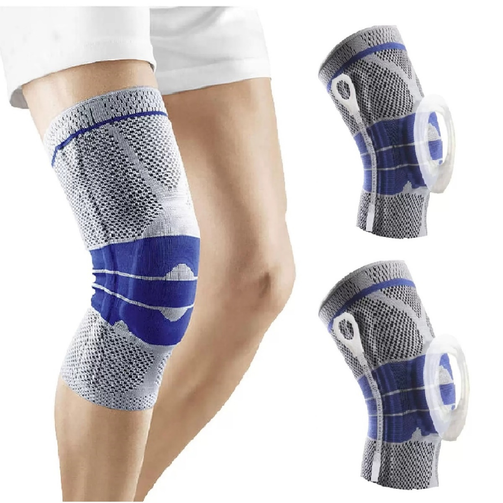 Kit 2 Unidades Joelheira Articulada 3D Fitness Esporte Ortopedica Compressão Patelar