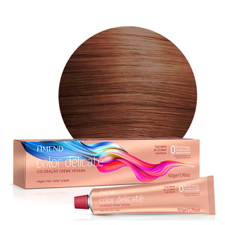 Amend Coloração Color Delicaté 7.43 Louro Médio Acobreado Dourado 50g em Oferta na Shopee