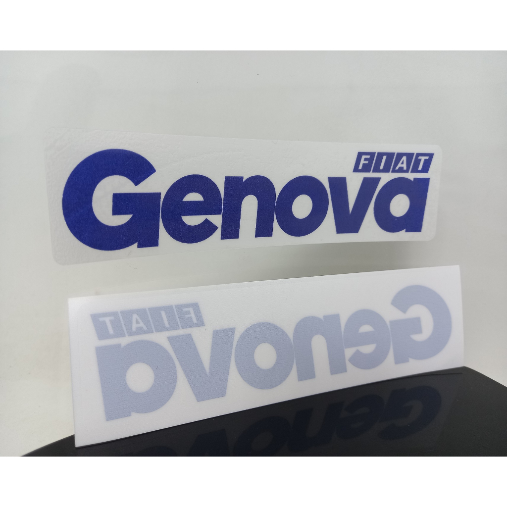 ADESIVO DE ÉPOCA CONCESSIONÁRIA FIAT GENOVA