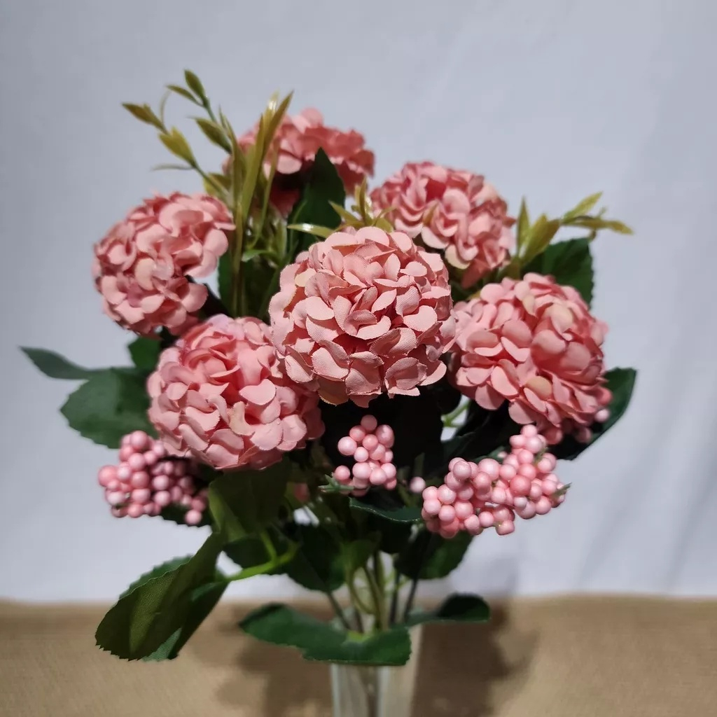 Buque de Hortencia Cravo Artiflcial