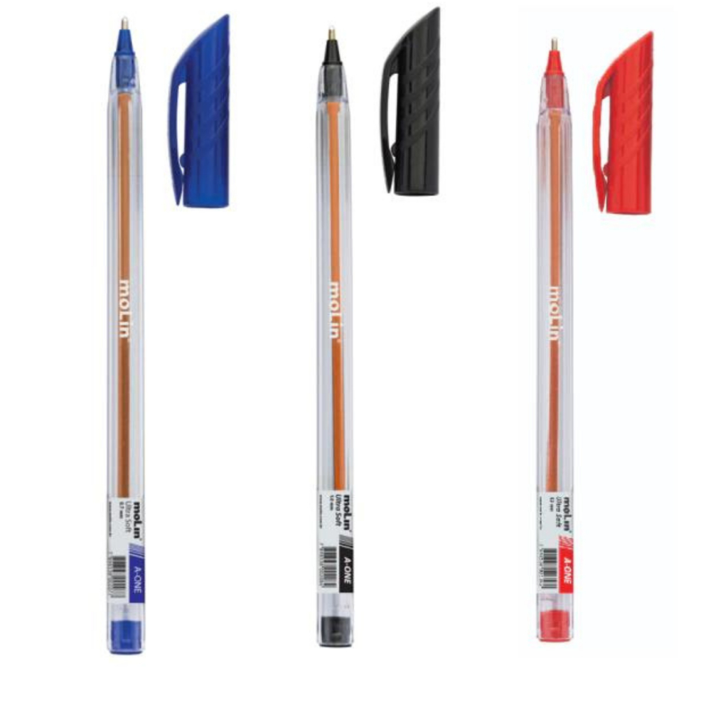 Caneta Esferográfica A-One 0.7mm Molin em Oferta na Shopee