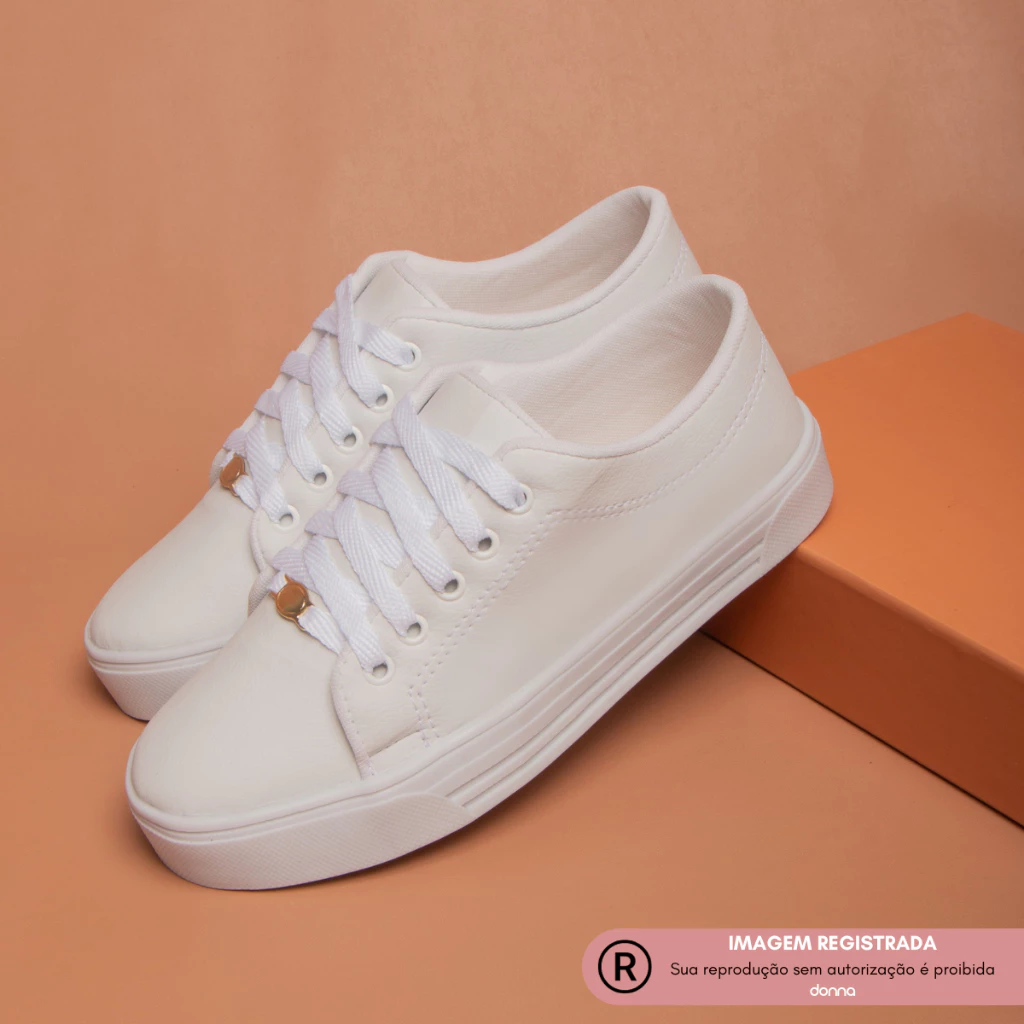 Tênis Feminino Casual Confortável Basico — imagem 1
