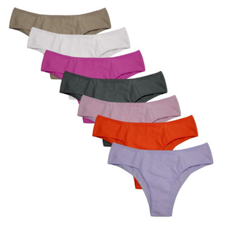 Kit 10 calcinhas plus size de algodão tanga grande confortável