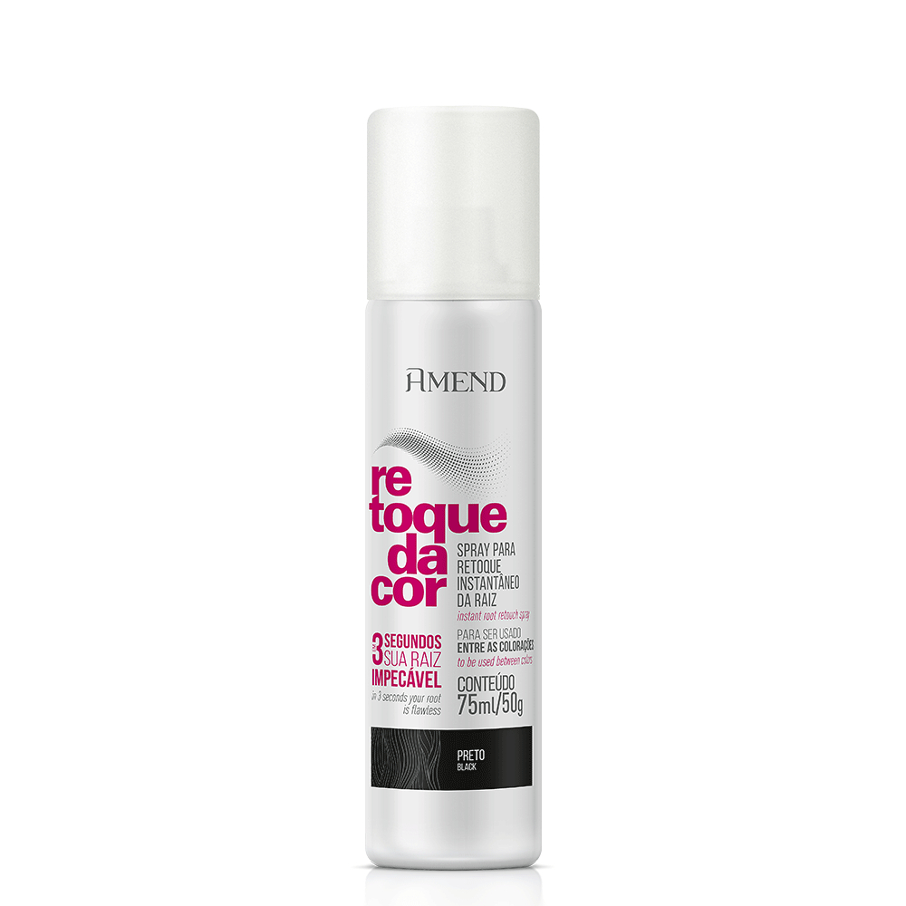 Amend Spray Retoque da Cor Preto 75ml