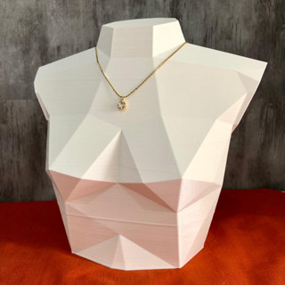 Expositor Mostruário busto geométrico para colar e choker