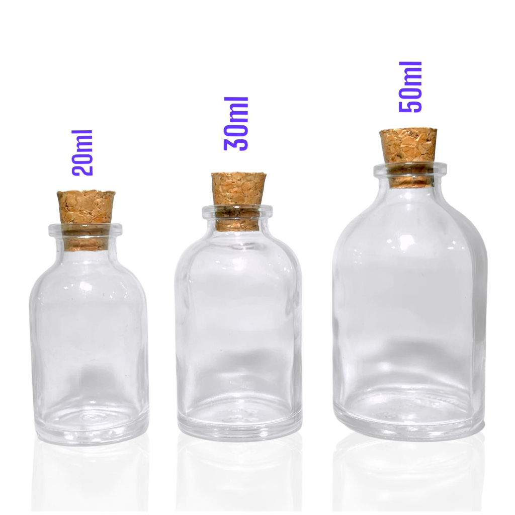 50 Frasco Vidro para lembrancinha Penicilina com rolha para lembrancinha festas 20ml 30ml 50ml