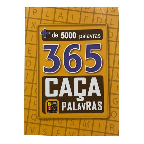 Livro 365 Caça Palavras Letras Grandes Passatempo Letrão