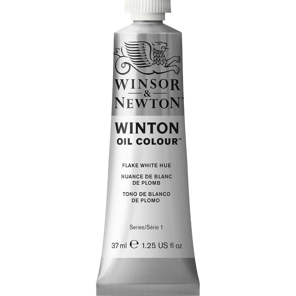 Tinta Oleo Winton Winsor & Newton FLAKE WHITE HUE 1414242 Bisnaga de 37ml