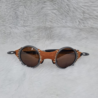Óculos de Sol Marsh Couro Xmeetal Lentes Coffee - Kit Preto
