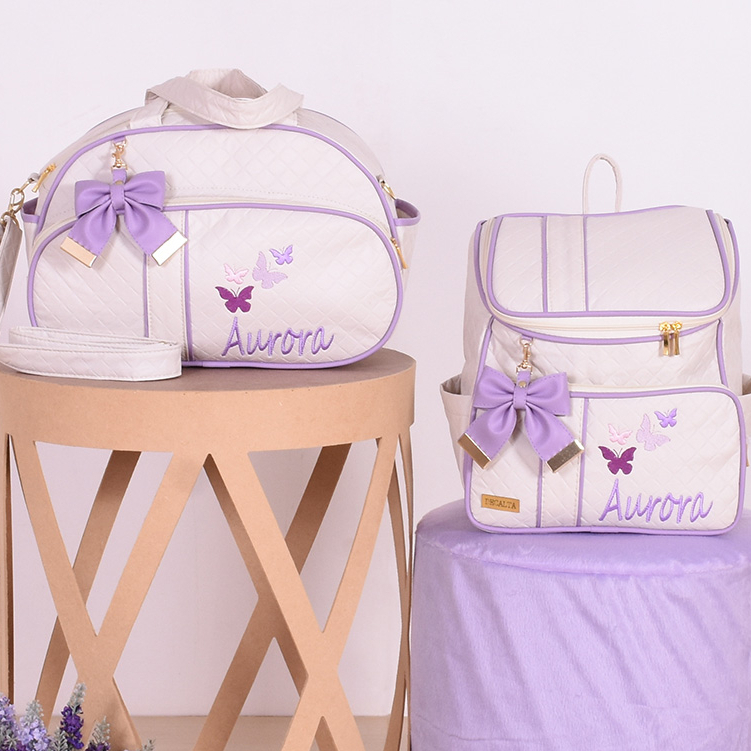 Kit Bolsa Maternidade Personalizada Star  - 02 Peças