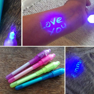 Caneta Luz Invisível Mágica Led Luzes Espiã Caneta