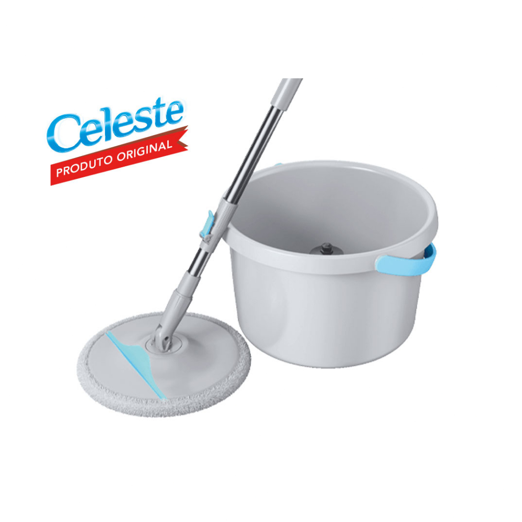 Mop Giratório Limpeza Esfregão Rodo Mágico 360 Lava Seca