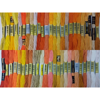 8 meadas para bordar ponto cruz kit de montagem de cores