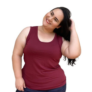 Regata Academia Fresquinha Feminina Básica Plus-size Verão 2023 !!!
