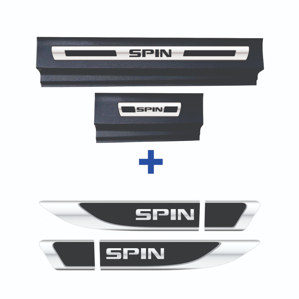 Gm Spin Kit Soleira Resinada E Aplique De Paralama