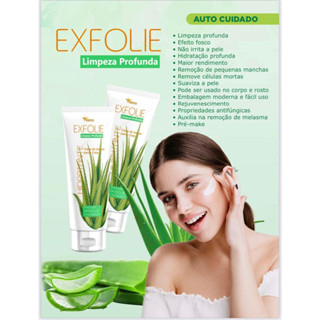 KIT 2 Cremes Hidratante Exfolie Limpeza Profunda - Babosa, Maracujá e Calêndula.